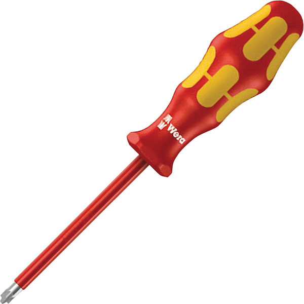 Wera 05006190001 Screwdriver165i PZ/S VDE Insulated for Slotted/Phillips-Screws 1x80mm