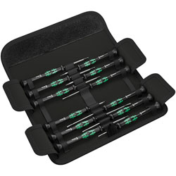 Wera 05073675001 12 SB 12-Piece Kraftform Micro Screwdriver Set