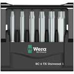 Wera 05056472001 Mini-Check Torx Bits 50mm, 6-Piece Set