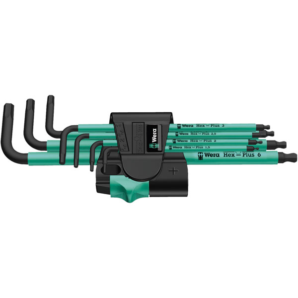 Wera 950 SPKL/7B SM Multicolour Magneet Stiftsleutelset, metrisch, BlackLaser Wera 950 SPKL/7B SM Multicolour Magneet Stiftsleutelset, metrisch, BlackLaser