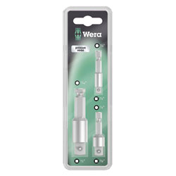 Wera 05073200001 870/4/7 Nut Spinner Socket Adaptor Set