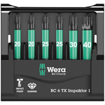 Wera 05057693001 Mini-Check Impaktor 2 Torx Bits, 6-Piece Set