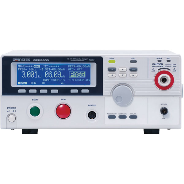  GPT-9803 AC/DC Withstanding Voltage and Insulation Tester