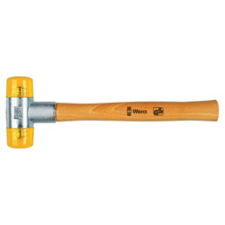 Wera 05000005001 Soft-faced Hammer With Cellidor Head Sections 250mm