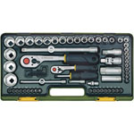 Proxxon Industrial 23286 Complete Set With 1/4 & 1/2 Baton Ratchets - 65 Piece