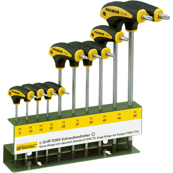 Click to view product details and reviews for Proxxon Industrial 22652 L Handle Security Torx Screwdriver Set.