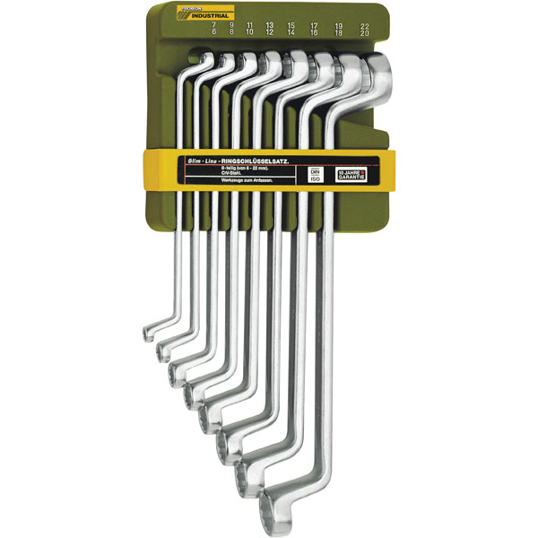 Click to view product details and reviews for Proxxon Industrial 23810 Slimline Double Ring Spanners Set 8 Piece.