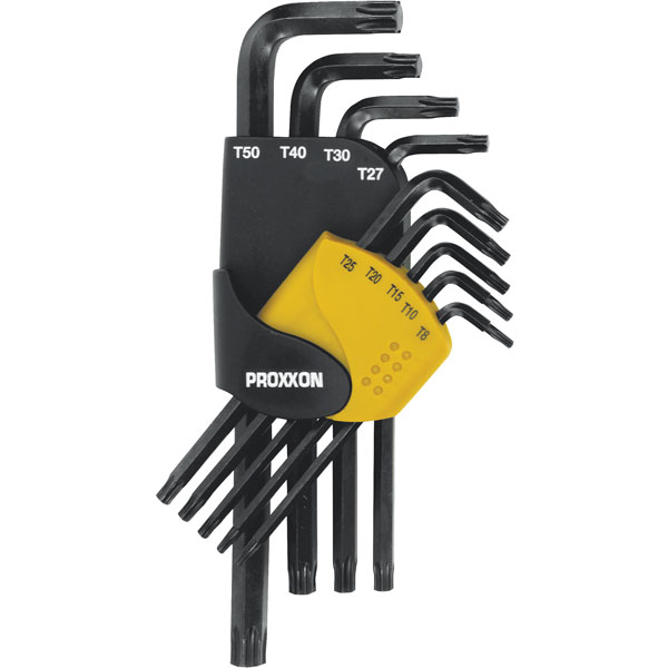 Proxxon Industrial 23944 Torx® Key Set (TX) - 9 Piece