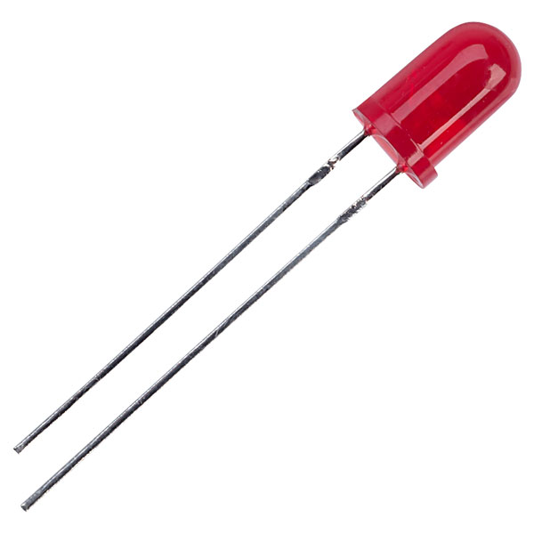 LED 5mm rouge clignotante diffuse