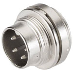 Binder 09-0331-00-12 Male Panel Mount Miniature 12 Pin with Outlet