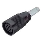 Binder 09-0042-00-07 Female 5-8mm Cable Mnt 7 Pin with Solder Termination
