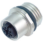 Binder 09-3432-578-04 Female 4 Pin with Solder and M16-x 1.5 Fixing Thread