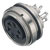 Binder 09-0108 80-03 Female 3 Pin DIN Panel Mount Screw with Solder Terminal
