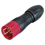 Binder 99-9125-50-08 Male Cable Mount 8 Pin Red Code with Solder Terminal