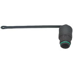 Binder 08 2559 000 000 Protection Cap Green 70mm Strap for Male Panel Mnt