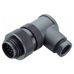 Binder 99-0717-70-13 M 10-12mm Angle Cable Mnt 12+PE Pin with Solder Termination