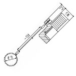Binder 08 0425-000-000-Protection Cap with 130mm Strap for Male Cable Mount