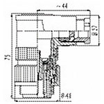 Binder 99-0709-70-05 M 10-12mm Cable Mnt 4+PE Pin with Screw Termination
