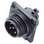 Binder 99-0739-00-24 M Panel Mnt 24 Pin with Solder Termination