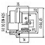 Binder 99-0712-00-05 F Panel Mnt 4+PE Pin with Screw Termination