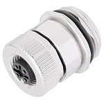Binder 99-0382-500-08 Female 8 Pin with Screw and M20-x 1.5 Fixing Thread