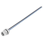 Binder 09 3418 86 03 Female Angle 3 Pin Front Fastening Solder Tag Terminal