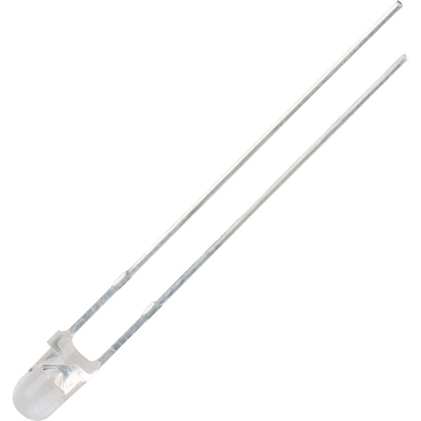 10x 3mm Warm White/Red 2-Color LEDs – 4-19V, No Resistor Needed, Clear Lens, 30° – Respoline H-319wwrk