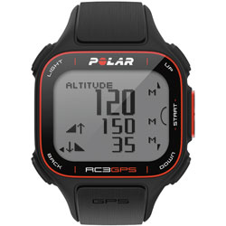 Polar RC3 90048175 GPS Heart Rate Monitor With Chest Strap - Black