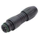Binder 99-9114-00-05 Female Cable Mount 5 Pin Black Code with Solder Terminal
