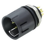 Binder 99-9127-00-08 Male Panel Mount 8 Pin with Solder Terminal