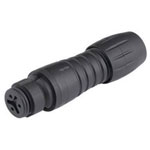 Binder 99-9226-00-08 Female Cable Mnt 8 Pin Black Code with Solder Termination
