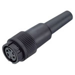 Binder 99-0606-00-03 Female 4-6mm Cable Mnt 3 Pin with Solder Termination