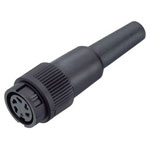 Binder 99-0610-00-04 Female 4-6mm Cable Mnt 4 Pin with Solder Termination