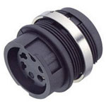 Binder 99-0608 00-03 Female Panel Mnt 3 Pin with Solder Termination
