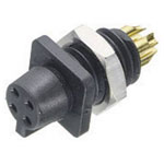 Binder 09-9792-30-05 Female 5 Pin Panel Mnt with Solder Terminal