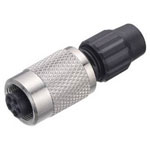 Binder 99-008-0-102-04 Female 4-5mm 4 Pin Cable Mount Screw with Solder Terminal