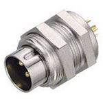 Binder 09-0097-00-05 Male 5 Pin Panel Mount Screw with Solder Terminal