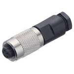 Binder 99-0426-00-08 Female 3.5-5mm 8 Pin Cable Mount with Solder Terminal