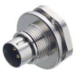 Binder 09-0407-00-03 Male 3 Pin Rear Fastening with Solder Terminal