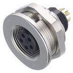 Binder 09-0408 00-03 Female 3 Pin Rear Fastening with Solder Terminal