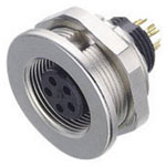 Binder 09-0424-00-07 Female 7 Pin Rear Fastening with Solder Terminal