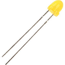 Kingbright L-63YD 5mm Yellow LED Diffused Low