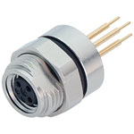 Binder 09-3412-80-03 Female 3 Pin with Front Fastening and Dip Solder Terminal