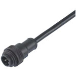 Binder 79-0235-20-07 M Cable Mnt 6+PE Pin with Crimp Termination