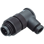 Binder 99-4221-70-04 M 6-8mm Angled Cable Mnt 3+PE Pin with Screw Termination