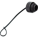 Binder 08 2300-000-000-Protection Cap with 110mm Strap for Female Cable Mount