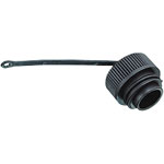 Binder 08 2302-000-000-Protection Cap with 70mm Strap for Female Cable Mount