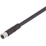 Binder 79-3102-32-03 Female 3 Pin with Moulded Terminal 3-x .25mm2-PUR