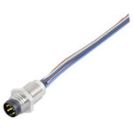 Binder 09-3391-00-04 Male 4 Pin with Single Wires Terminal