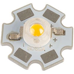 TruOpto OSM5XME3C1S 3W 3.3V Warm White Power LED Star 180lm